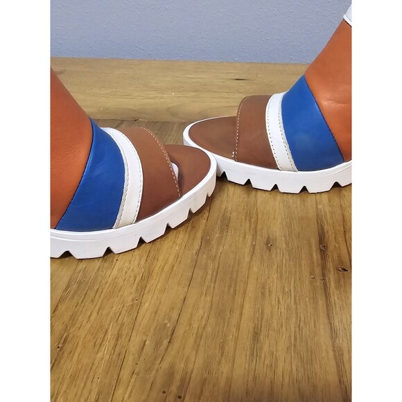 Seychelles Size 8.5 Sey Collection Tantalize Heeled Sandal In Orange Multi ... - Picture 8 of 13